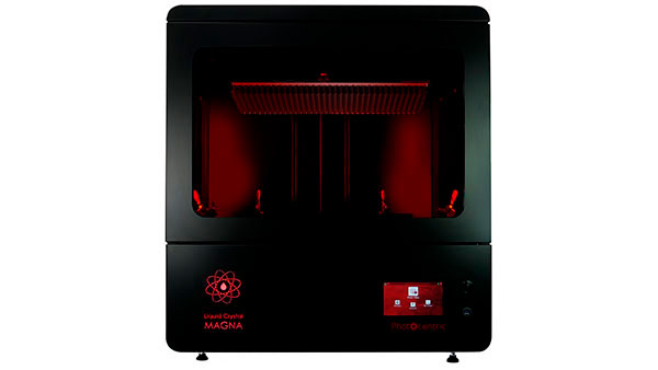 LC-Magna-3D-printer with printed parts