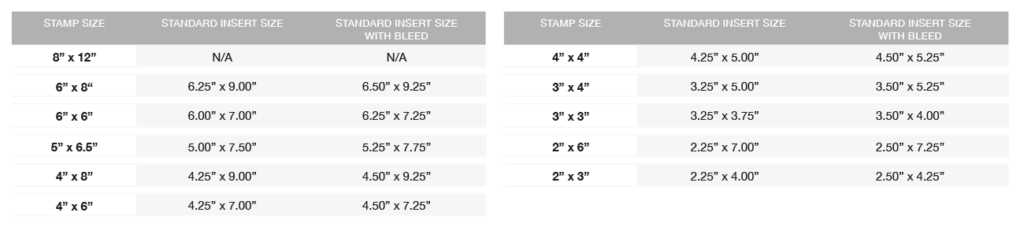 Clear-Stamps-Insert-Sizes