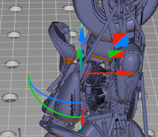 Orientating Models Gumball Tool