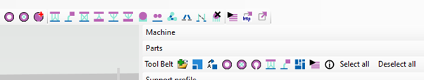 Supports Toolbar